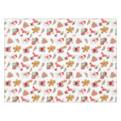 Kerstnaadloos patroon tafelkleed (Voorkant (Horizontaal))