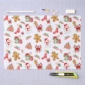 Kerstnaadloos patroon tissuepapier (Craft)