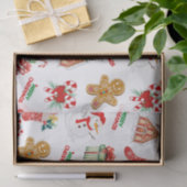 Kerstnaadloos patroon tissuepapier (Geschenk)