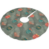 kerstnaalden en Baubles Patroon Kerstboom Rok (Gekanteld)