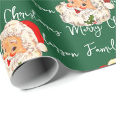 kerstnaam kerstmis kerstmis cadeaupapier (Rol Hoek)