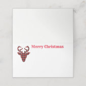 Kerstnaam Plaatskaarten (Buitenkant ongevouwen)