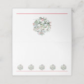 Kerstnaam Plaatskaarten (Buitenkant ongevouwen)