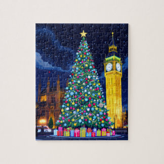 Kerstnacht in Londen Legpuzzel