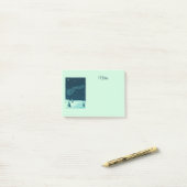 Kerstnacht kerstmis kerstmis voor de kerstman post-it® notes (Op bureau)