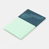 Kerstnacht kerstmis kerstmis voor de kerstman post-it® notes (Schuin)