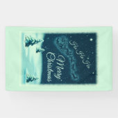 Kerstnacht kerstmis kerstmis voor de kerstman spandoek (Horizontaal)