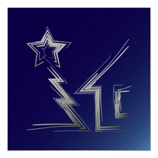 Kerstnacht Perfect Poster (Voorkant)