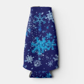 Kerstnacht Snowfall Flesjeskoeler (Voorkant)