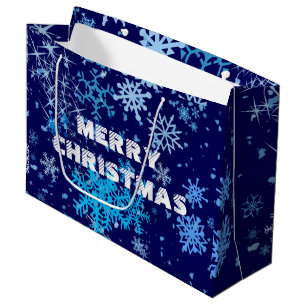 Kerstnacht Snowfall Large Cadeauzakje