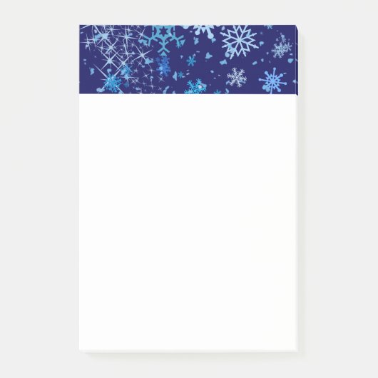 Kerstnacht Snowfall Post-it® Notes (Voorkant)