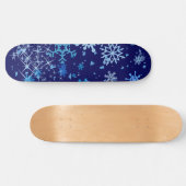Kerstnacht Snowfall Skateboard (Horizontaal)