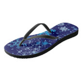 Kerstnacht Snowfall Teenslippers (Schuin)