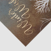 Kerstnacht Winter Fox Tissuepapier (Detail)