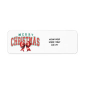 Kerstnamemaand Etiket (Voorkant)