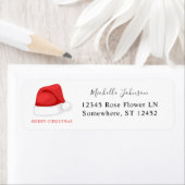 Kerstnamenadreslabel voor Pet van de kerstman Etiket (Insitu)