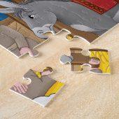 kerstnativescherm met Baby Jesus Legpuzzel (Zijkant)