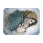 kerstnativiteit de Madonna magnet Magneet (Horizontaal)
