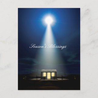 kerstnativiteitsscène feestdagenkaart
