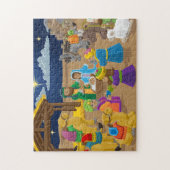 kerstnativiteitsscène legpuzzel (Verticaal)