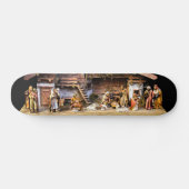 kerstnativiteitsscène skateboard (Horizontaal)