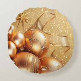 Kerstneef Festif Rond Kussen