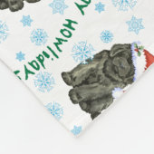 KerstNewfoundland Fleece Deken (Hoek)