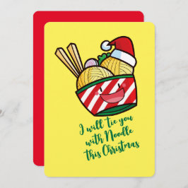  kerstnoedle cartoon kaart