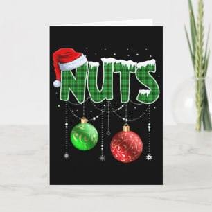 Kerstnoten Kerst Matching Koppel Kastanjes Kaart