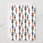 Kerstnotenkraker met trein trouw kerst save the date (Achterkant)