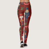 kerstNutcracker Funny Soldaat Leggings (Achterkant)