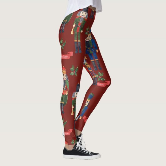 kerstNutcracker Funny Soldaat Leggings (Rechts)