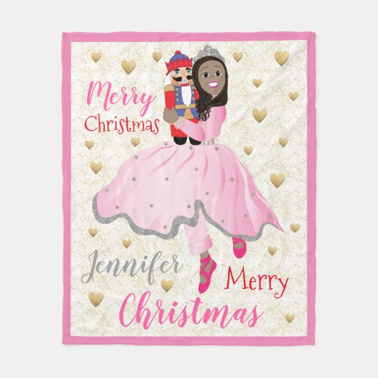 kerstNutkraker Ballet Fleece Blanket/Medium Deken (Voorkant)