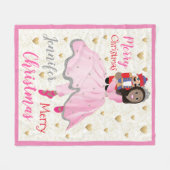 kerstNutkraker Ballet Fleece Blanket/Medium Deken (Voorkant (Horizontaal))