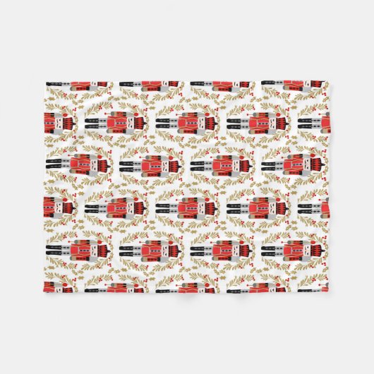 kerstNutkraker Fleece Blanket (Voorkant (Horizontaal))