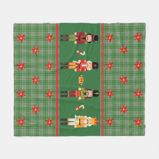 kerstNutkraker Fleece Blanket (Voorkant (Horizontaal))