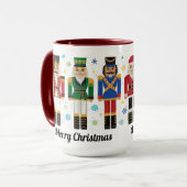 kerstNutkraker Holiday Speelgoed Soldaat Mok (Voorkant links)