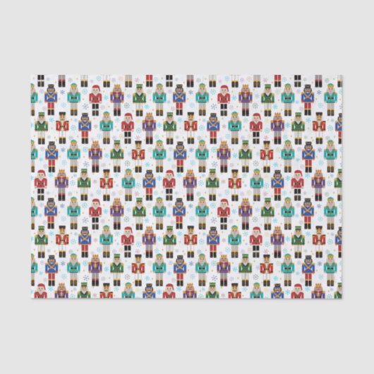 KerstNutkraker Speelgoed Soldaat Holiday Tissuepapier (Voorkant)