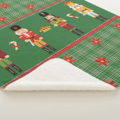 KerstNutkrakers Sherpa Fleece Blanket Deken (3/4)