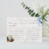 Kerstochtend Basis Recept Kaart (Staand voorkant)