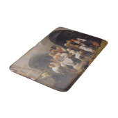 Kerstochtend (door Ferdinand Georg Waldmüller) Badmat (Gekanteld)