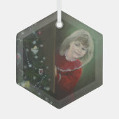 Kerstochtend Glas Ornament (Voorkant)