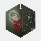 Kerstochtend Glas Ornament (Achterkant)