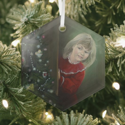 Kerstochtend Glas Ornament (Insitu)