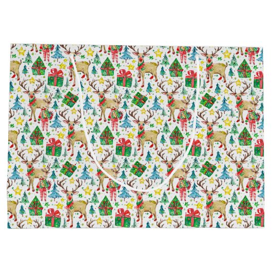 Kerstochtend Groot Cadeauzakje (Achterkant)