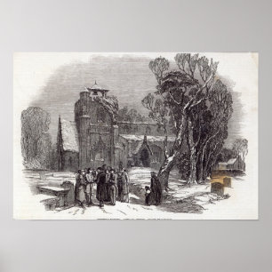 Kerstochtend: Naar de kerk Poster