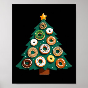 Kerstochtend Ontbijt Gebak En Bakkerij Winkel Uni Poster
