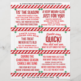 Kerstochtend Scavenger Hunt