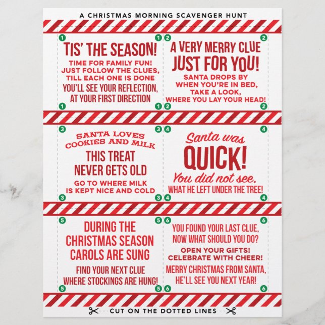 Kerstochtend Scavenger Hunt (Voorkant)