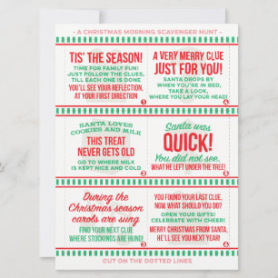 Kerstochtend Scavenger Hunt